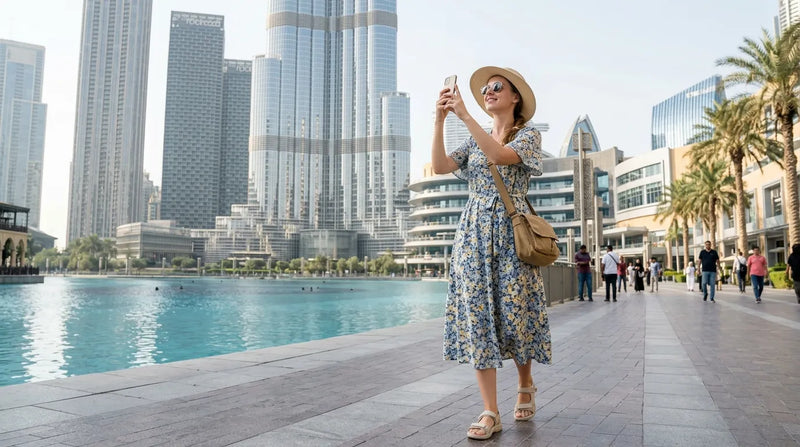 Tourist in Midi Dress